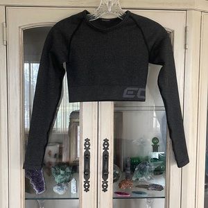 ETCH athletic top charcoal, gray size small